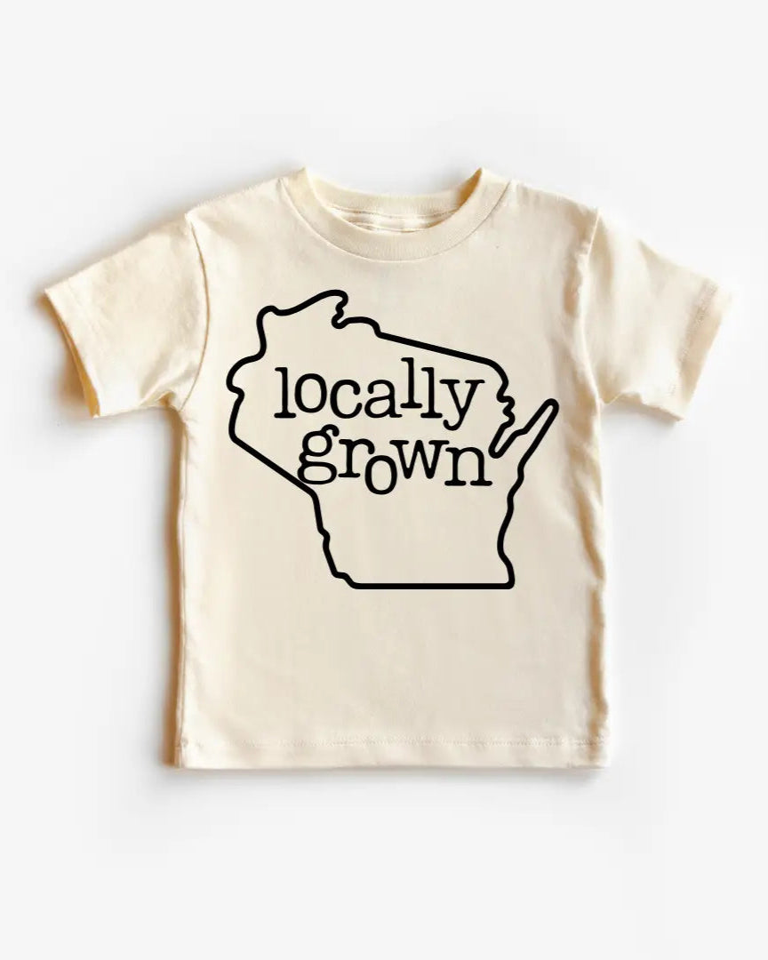 Locally Grown Cotton Bodysuit or Tee | Wisconsin - PREORDER