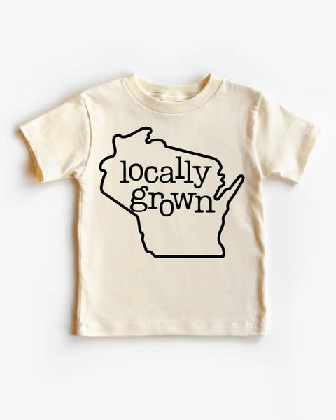Locally Grown Cotton Bodysuit or Tee | Wisconsin - PREORDER