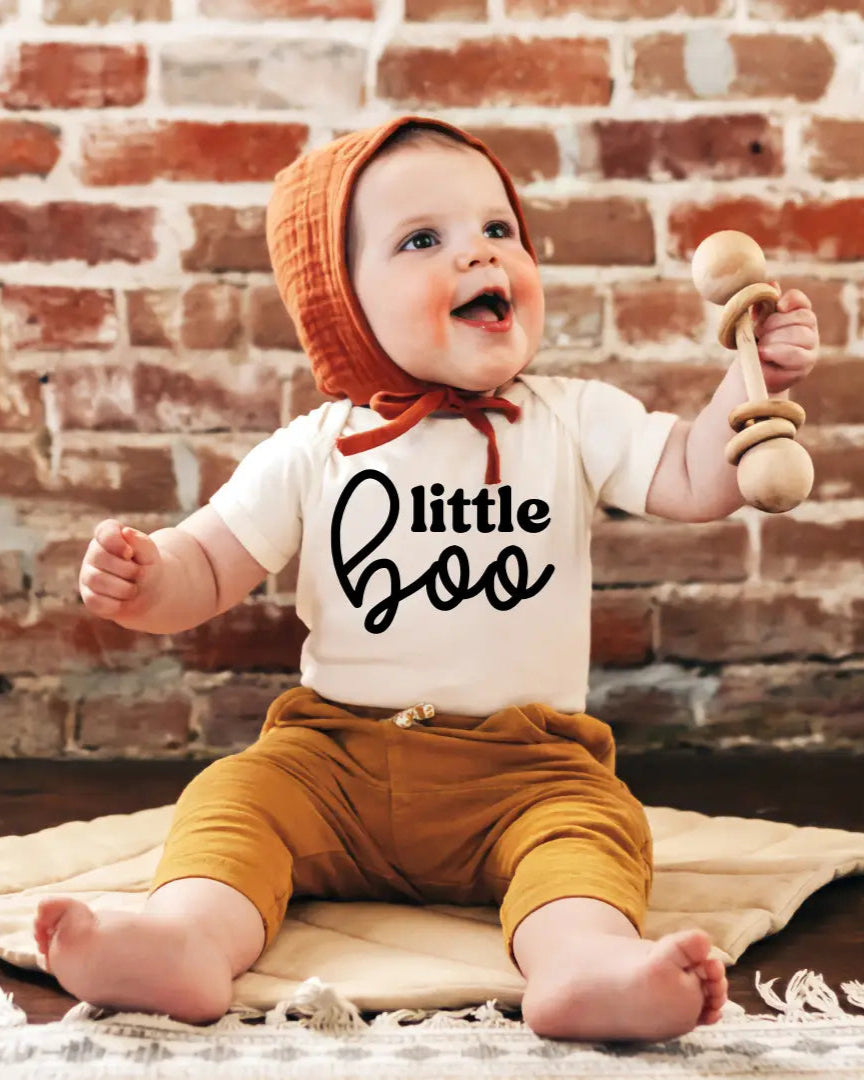 Cotton Bodysuit or Tee | Little Boo - PREORDER