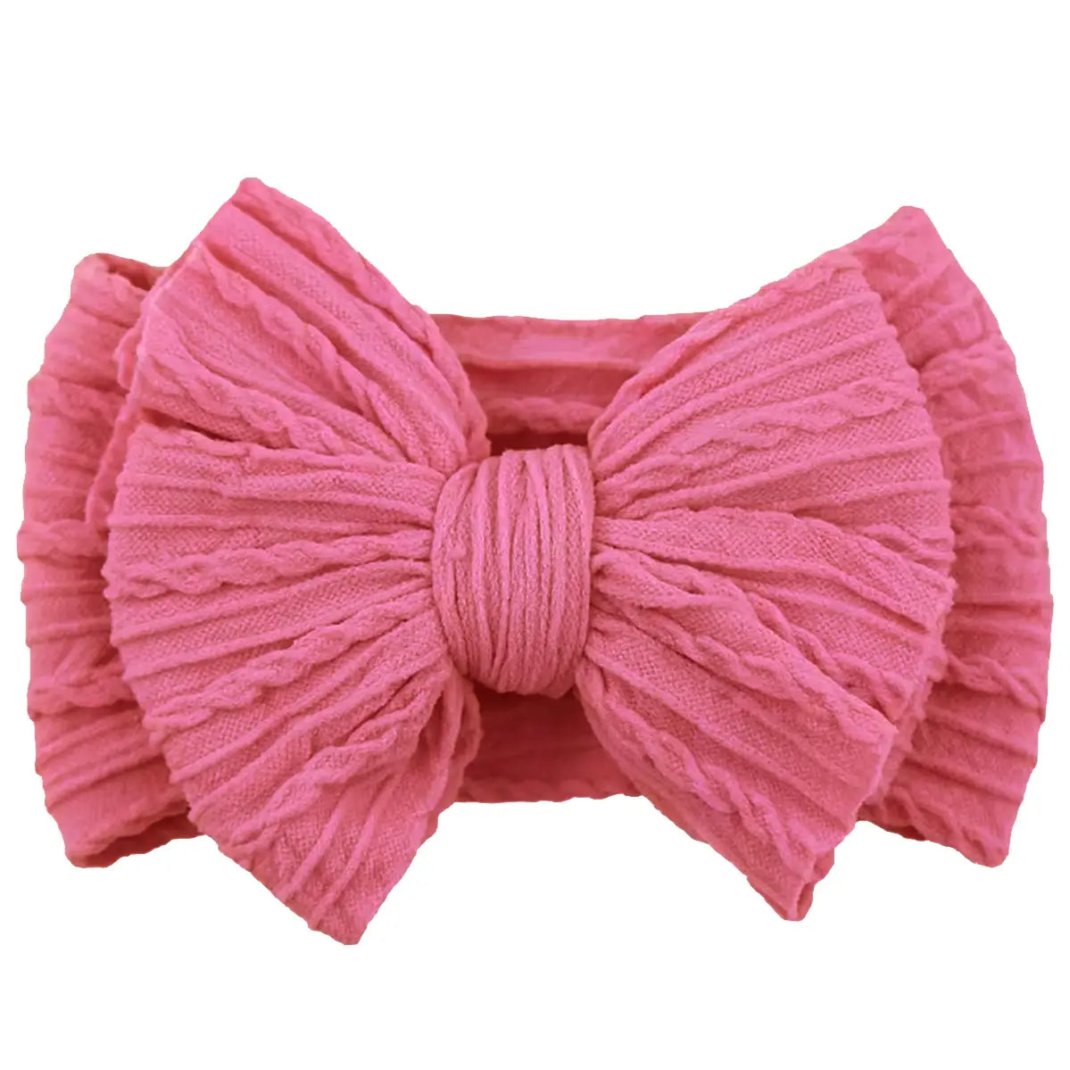 Cable Bow | Vibrant Rose - PREORDER