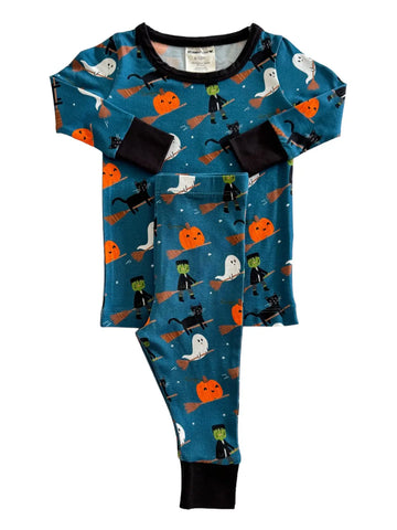 Top & Pants Set | Midnight Broomstick Friends - PREORDER