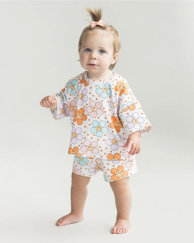 Top & Shorts Set | Ditzy Daisy - PREORDER