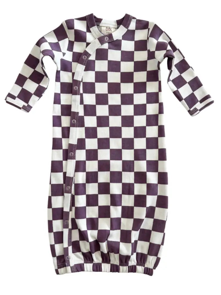 Gown | Berry Cheesecake Checkerboard - PREORDER