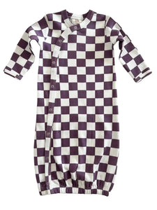 Gown | Berry Cheesecake Checkerboard - PREORDER
