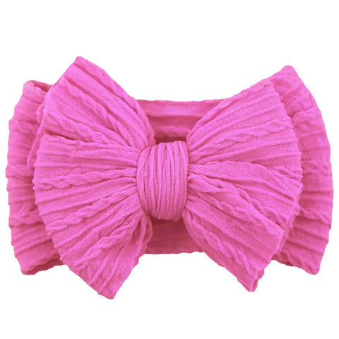 Cable Bow | Fuchsia - PREORDER