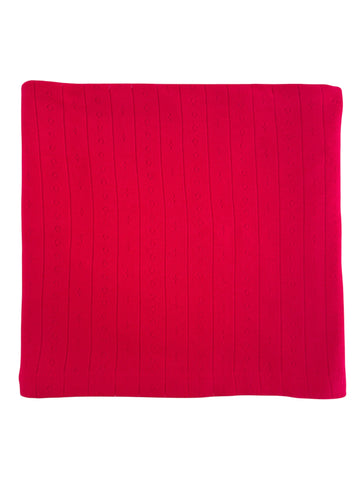 Organic Pointelle Swaddle | Red - PREORDER