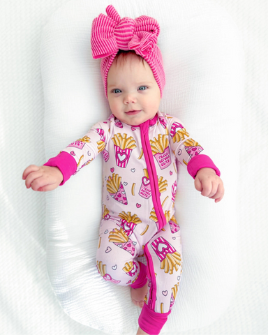 Bamboo Zip Romper | Fries Before Guys - PREORDER