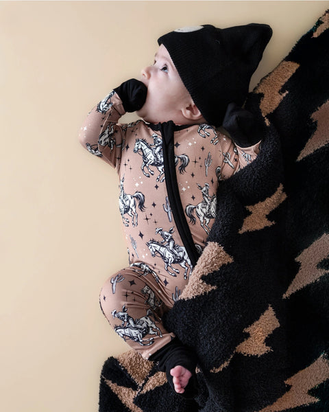 Bamboo Zip Romper | Desert Cowboy - PREORDER