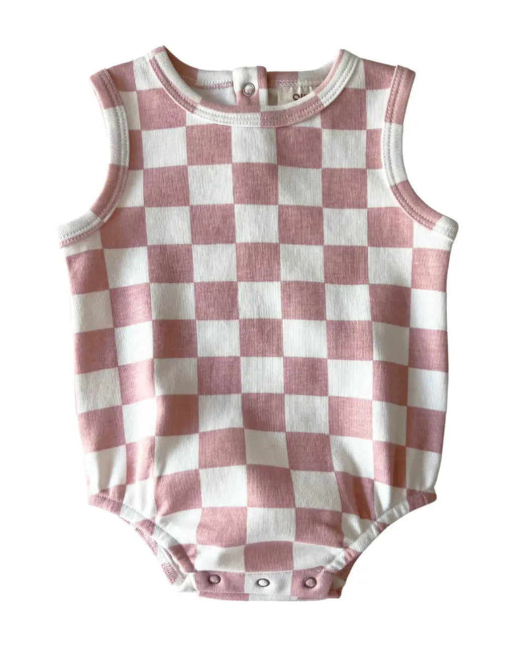 Tank Bubble Romper | Strawberry Shortcake Checkerboard - PREORDER
