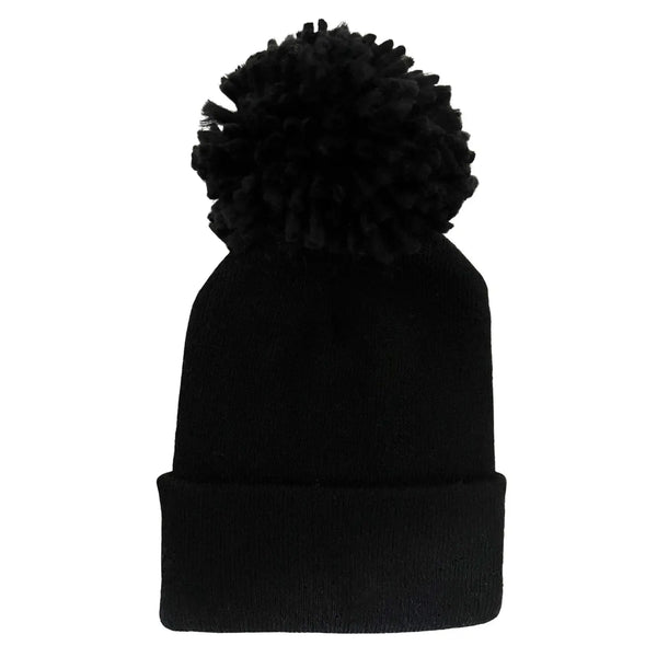Baby's First Hat | Black Pom - PREORDER