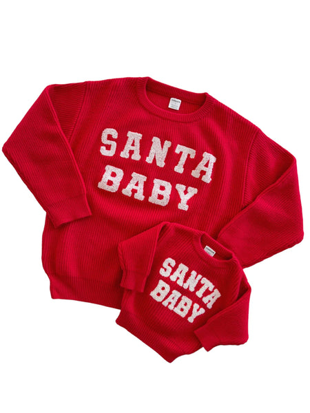 MINI Knit Sweater | Santa Baby - PREORDER