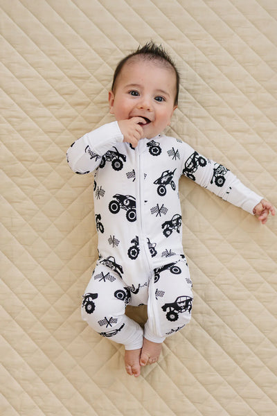 Bamboo Zip Romper | Monster Blaze - PREORDER