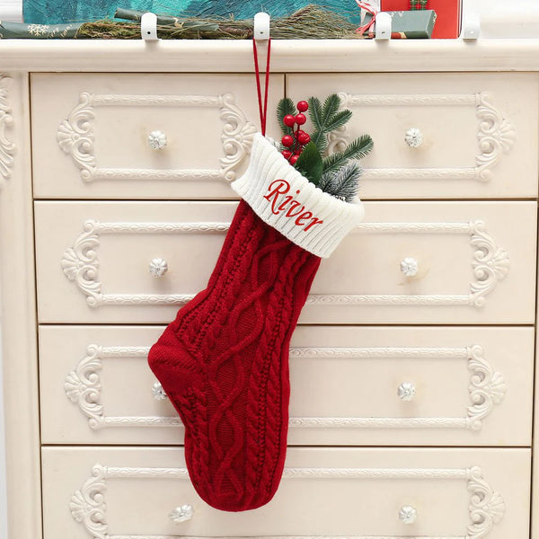 Thread *CUSTOM* Christmas Stockings (9 Colors) - PREORDER