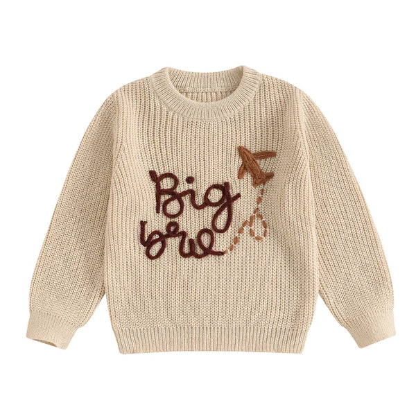 Big Brother Airplane Knit Sweaters (3 Colors) - PREORDER