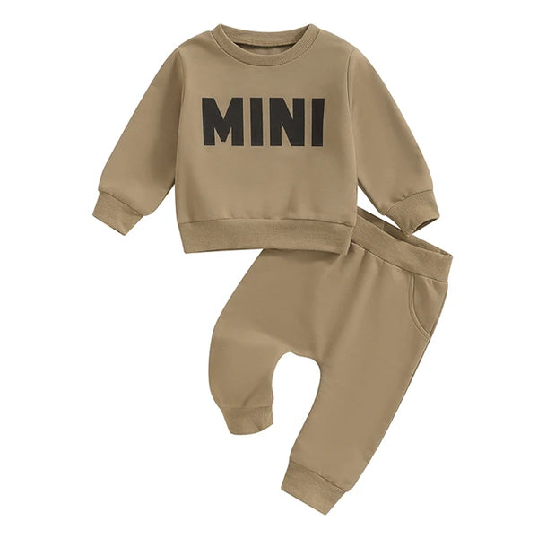 Solid MINI Jogger Outfits (3 Colors) - PREORDER