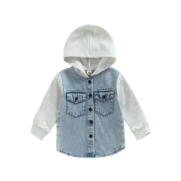 Denim Hooded Flannels (3 Colors) - PREORDER