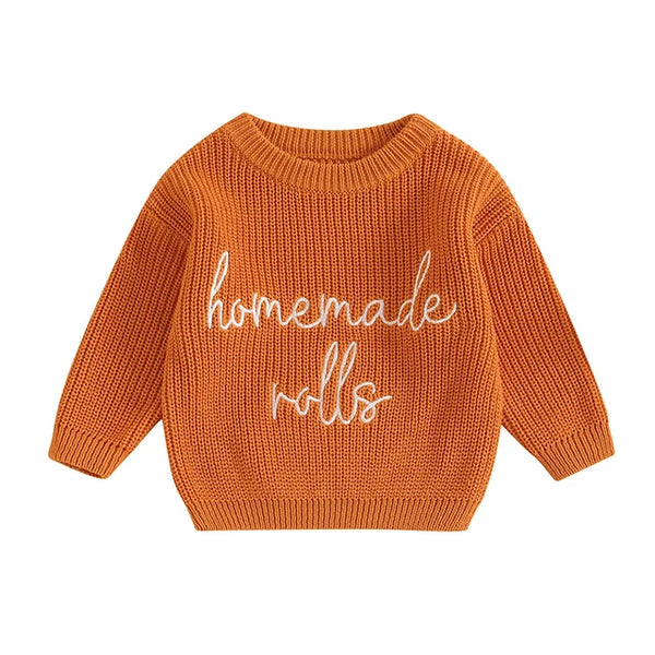 Homemade Rolls Knit Sweaters (3 Colors) - PREORDER