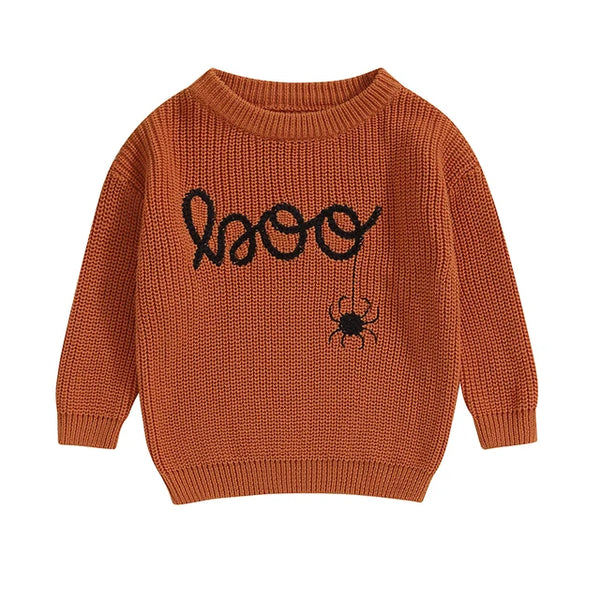 Halloween BOO Knit Sweaters (3 Styles) - PREORDER