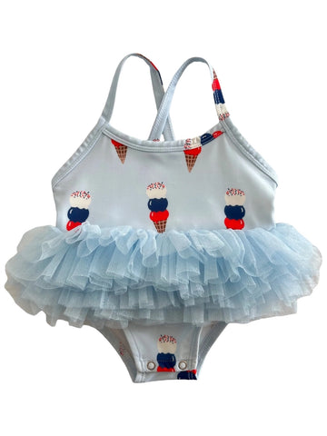 Tutu Swimsuit | USA Ice Cream - PREORDER