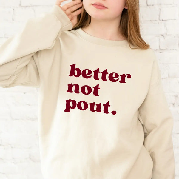 Cotton Bodysuit or Tee | Better Not Pout - PREORDER