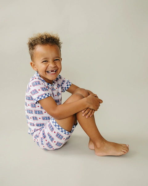 Bamboo Top & Shorts Set | USA - PREORDER