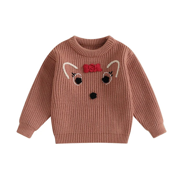 Girly Deer Sweaters (3 Colors) - PREORDER