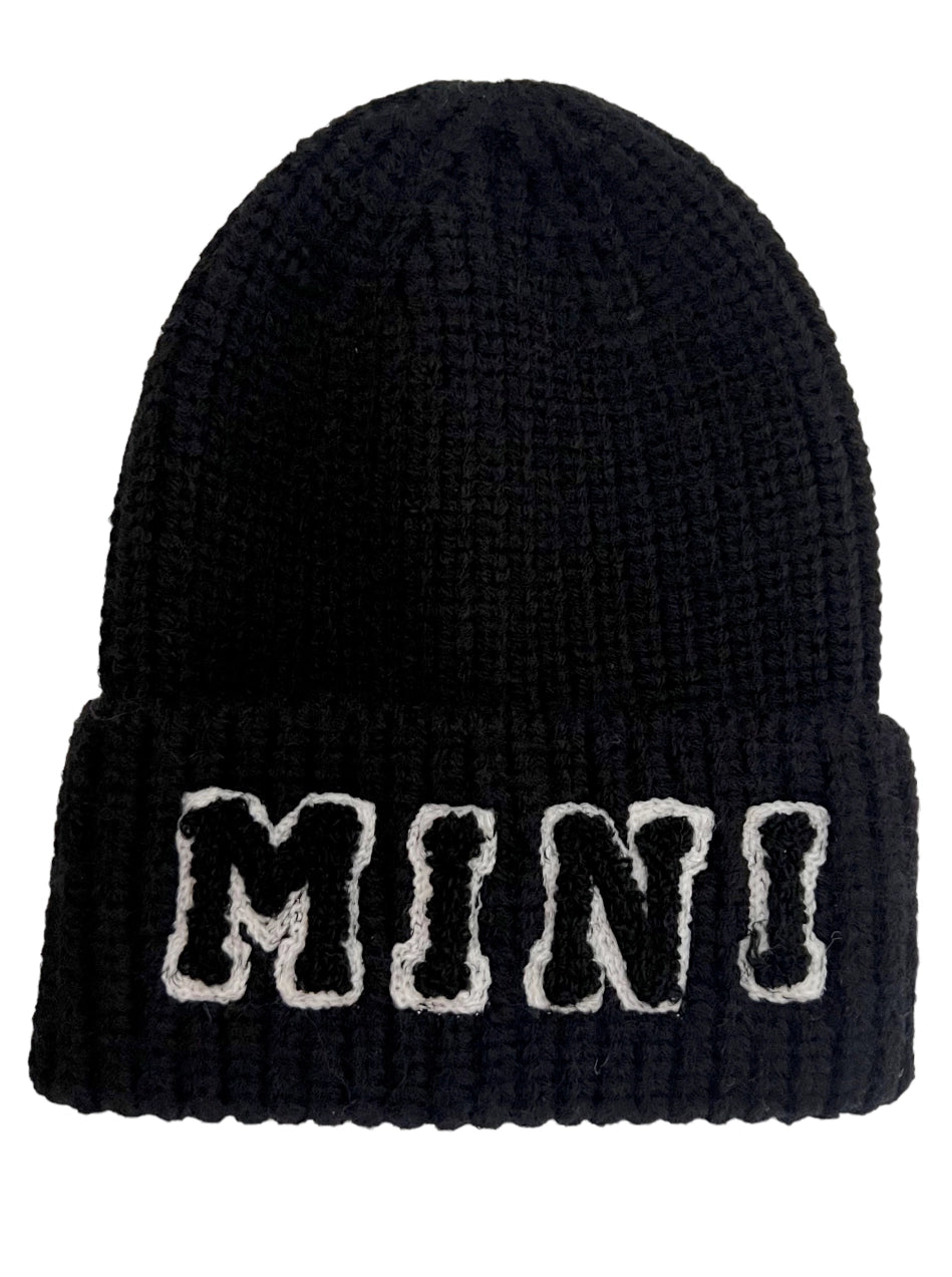 Mini Knit Hat | Obsidian - PREORDER