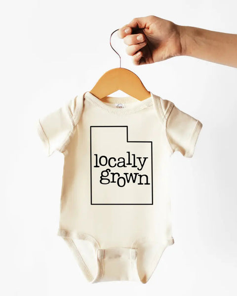 Locally Grown Cotton Bodysuit or Tee | Utah - PREORDER