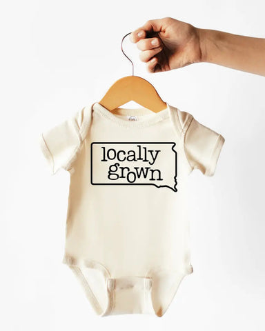 Locally Grown Cotton Bodysuit or Tee | South Dakota - PREORDER