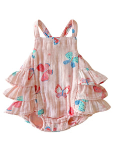 Ruffle Romper | Whimsical Butterflies - PREORDER