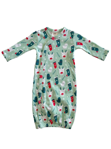 Gown | Green Reindeer - PREORDER