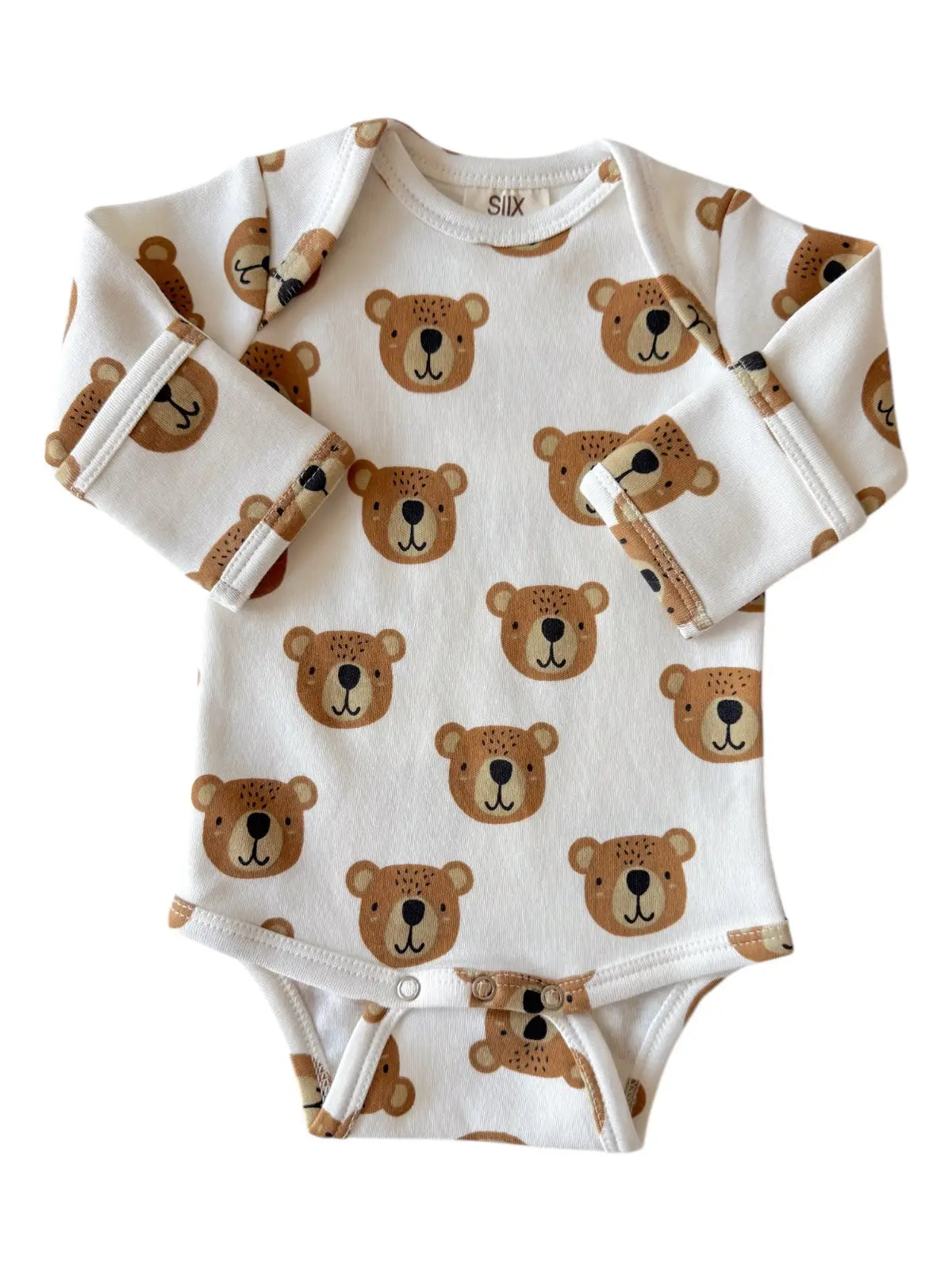 Long Sleeve Bodysuit | Baby Bear - PREORDER