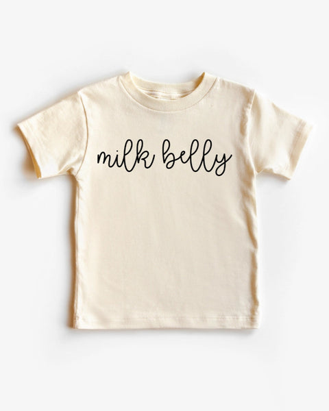 Cotton Bodysuit or Tee | Milk Belly - PREORDER