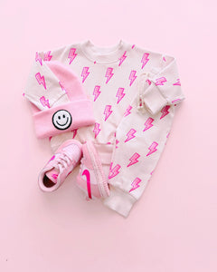 Top & Pants Set | Pink Bolts - PREORDER