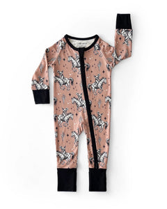 Bamboo Zip Romper | Desert Cowboy - PREORDER