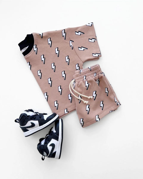 Top & Shorts Set | Lightning Bolts - PREORDER