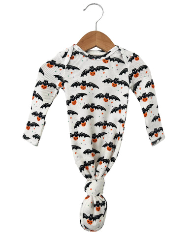 Waffle Gown | White Trick or Treating Bat - PREORDER