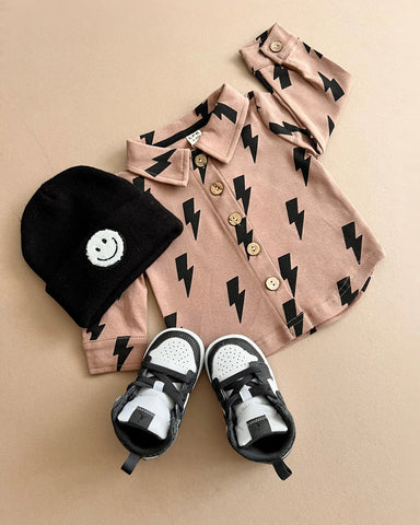 Shacket | Mocha Bolts - PREORDER