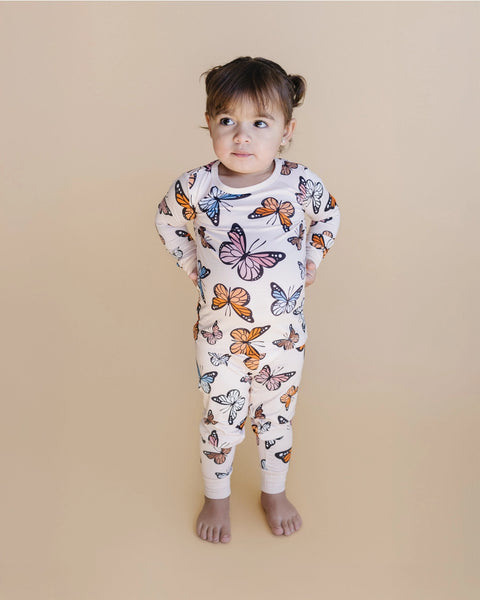 Bamboo Top & Pants Set | Butterflies - PREORDER