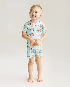 Bamboo Top & Shorts Set | Retro Beach - PREORDER