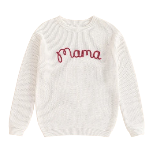 MAMA & MINI Pink Knit Sweaters - PREORDER