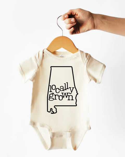 Locally Grown Cotton Bodysuit or Tee | Alabama - PREORDER