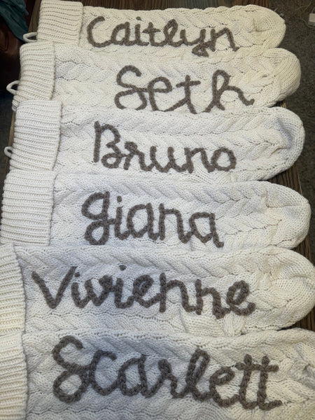 Yarn *CUSTOM* Christmas Stockings | 3 Colors