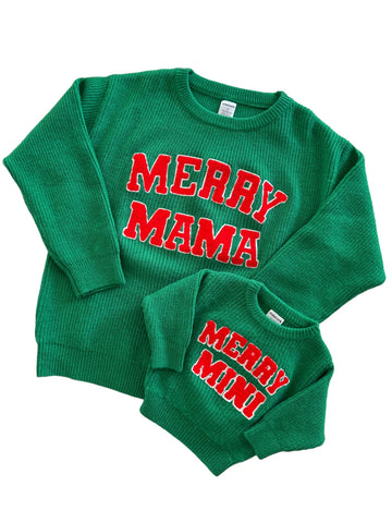 MAMA Knit Sweater | Merry Mama - PREORDER