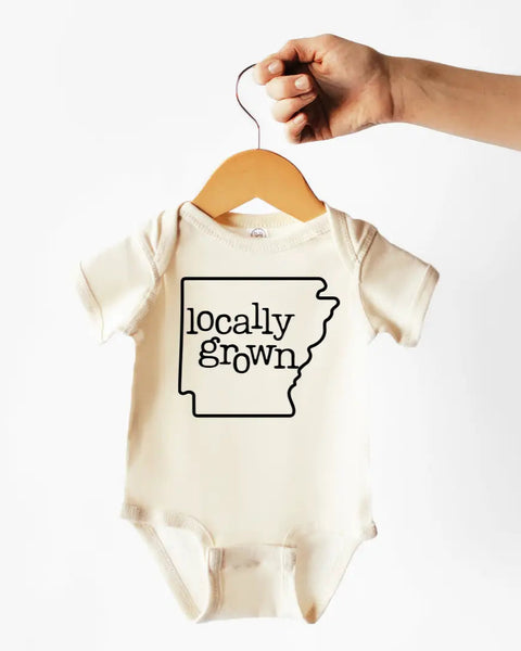 Locally Grown Cotton Bodysuit or Tee | Arkansas - PREORDER