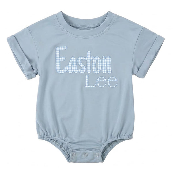 Print *CUSTOM* Bamboo Bubble Romper | 10 Colors - PREORDER