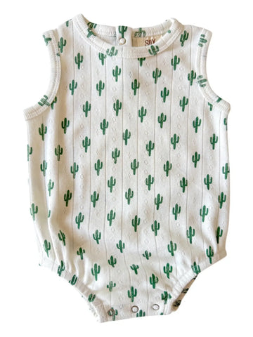 Organic Pointelle Dune Bubble | Cactus - PREORDER