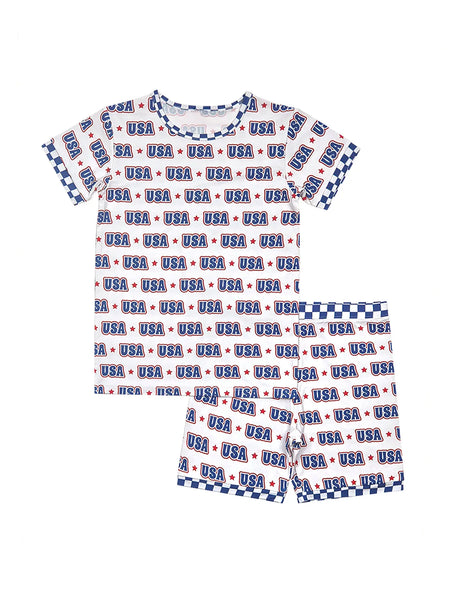 Bamboo Top & Shorts Set | USA - PREORDER