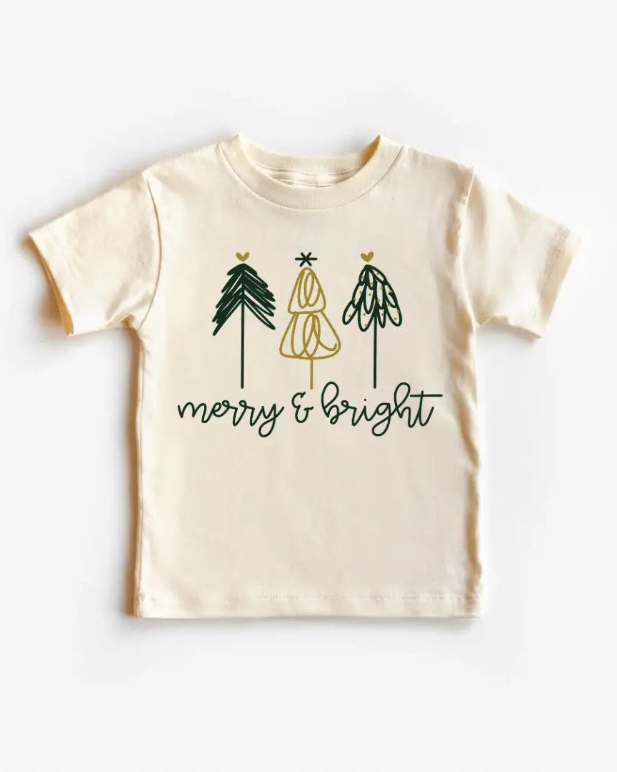 Cotton Bodysuit or Tee | Merry & Bright - PREORDER