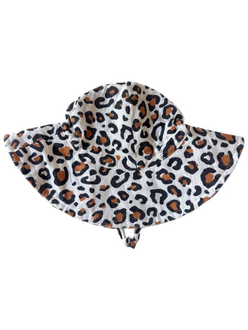 Wide Brim Sunhat | Leopard - PREORDER